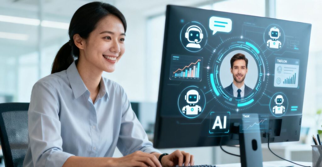 从效率到高效：解锁AI员工在可控管理中的潜力